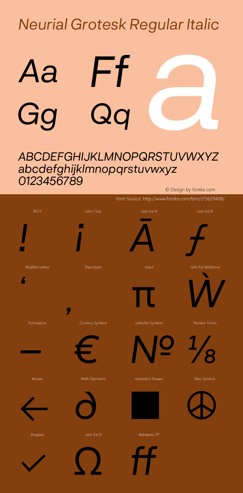 Neurial Grotesk Regular Italic Version 1.000;PS 001.000;hotconv 1.0.88;makeotf.lib2.5.64775图片样张