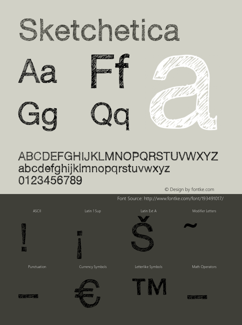 ☞Sketchetica 1.000;com.myfonts.easy.hiekkagraphics.sketchetica.regular.wfkit2.version.3nHp图片样张