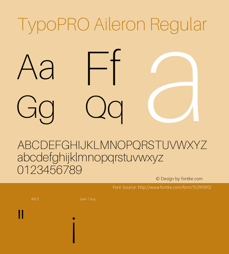 TypoPRO Aileron Regular Version 1.102;PS 001.102;hotconv 1.0.70;makeotf.lib2.5.58329 Font Sample