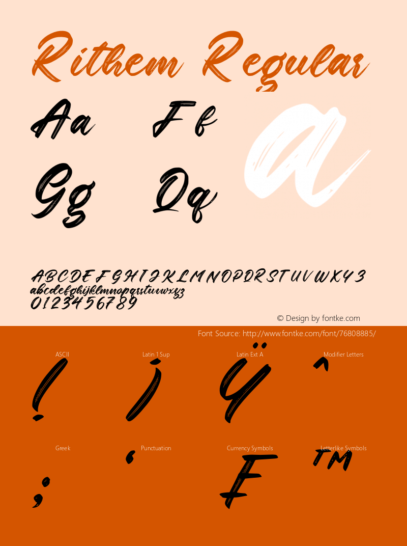 Rithem Version 1.00;August 29, 2020;FontCreator 12.0.0.2552 64-bit Font Sample