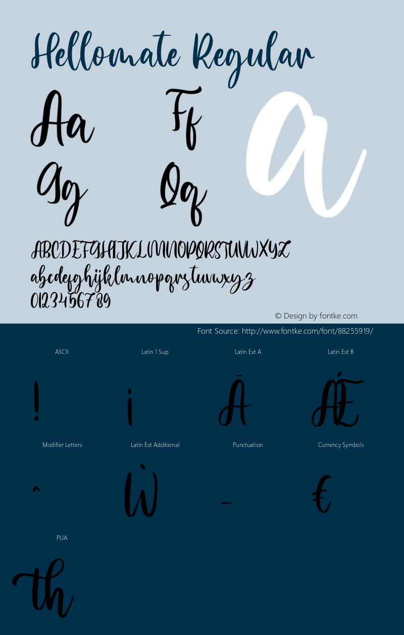 Hellomate Version 1.00;October 31, 2020;FontCreator 12.0.0.2567 64-bit Font Sample