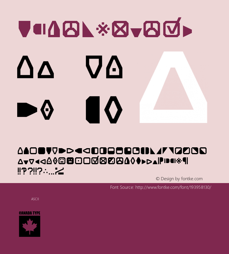 ☞Expo Symbols 1.000 2004;com.myfonts.easy.canadatype.expo.symbols.wfkit2.version.2huV图片样张