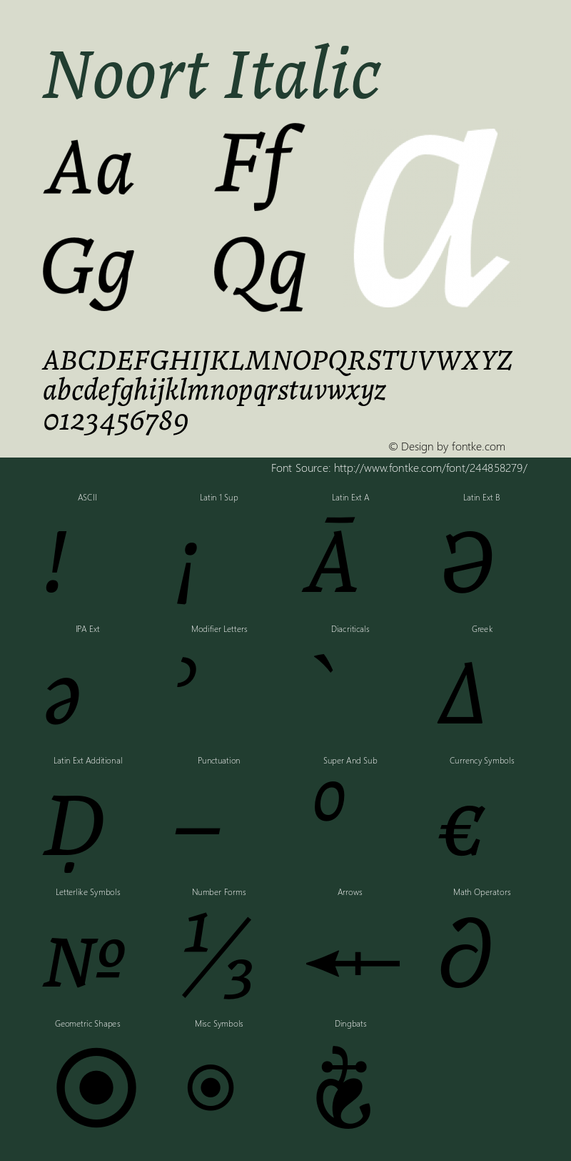 Noort Italic Version 1.001;PS 1.0;hotconv 16.6.51;makeotf.lib2.5.65220图片样张