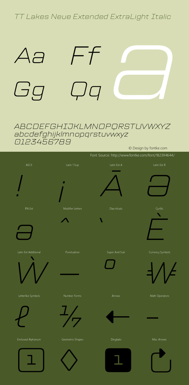 TT Lakes Neue Extended ExtraLight Italic Version 1.100.14042021图片样张