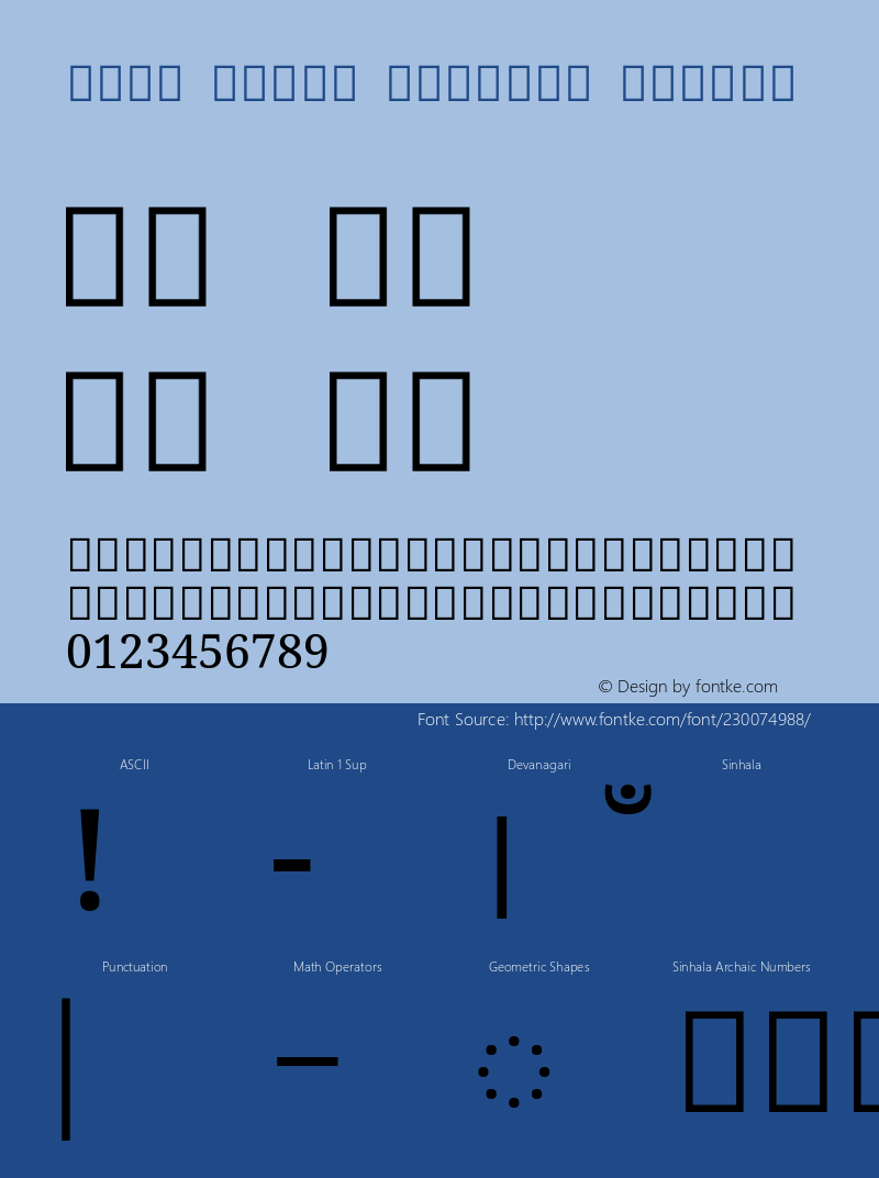 Noto Serif Sinhala Medium Version 2.002; ttfautohint (v1.8) -l 8 -r 50 -G 200 -x 14 -D sinh -f none -a qsq -X 