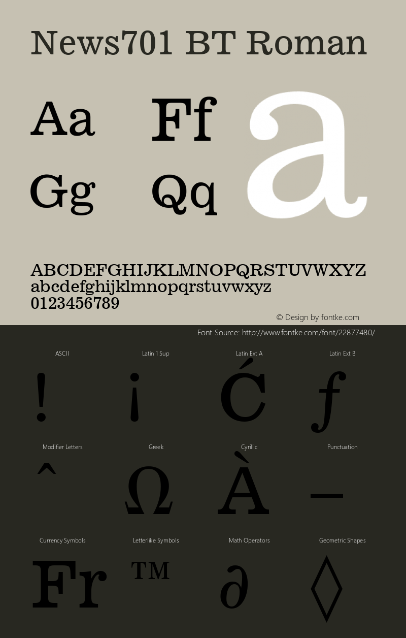 News 701 BT mfgpctt-v1.57 Thursday, February 18, 1993 3:43:50 pm (EST) Font Sample