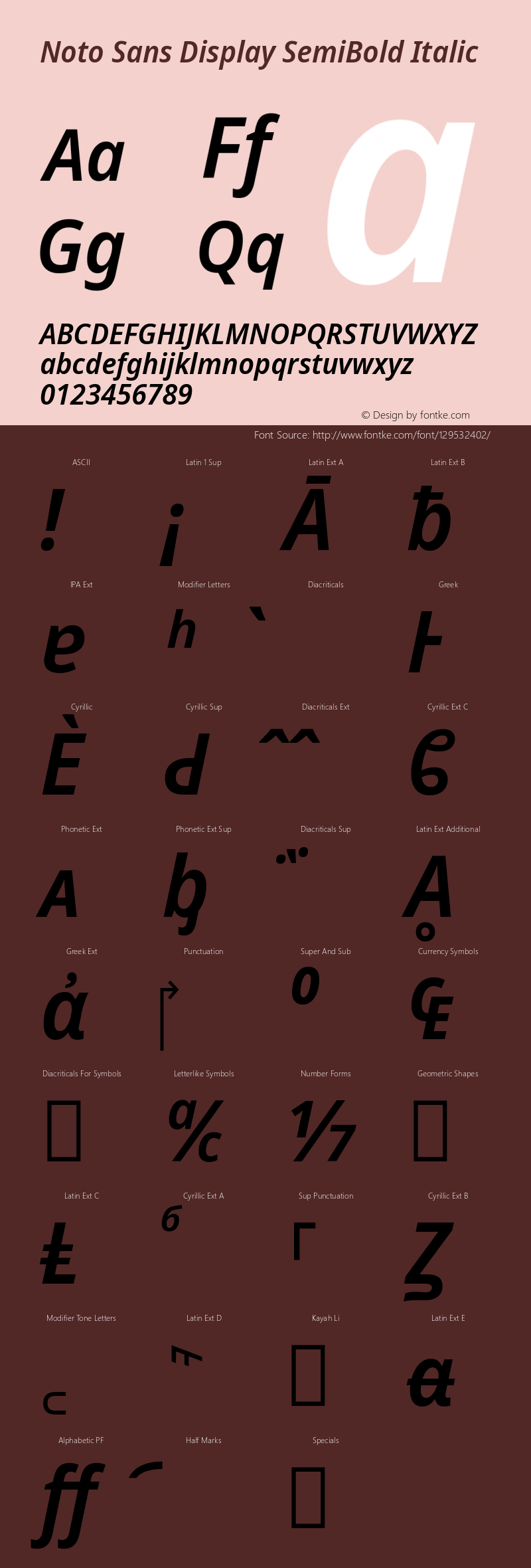 Noto Sans Display SemiBold Italic Version 2.003; ttfautohint (v1.8.3) -l 8 -r 50 -G 200 -x 14 -D latn -f none -a qsq -X 