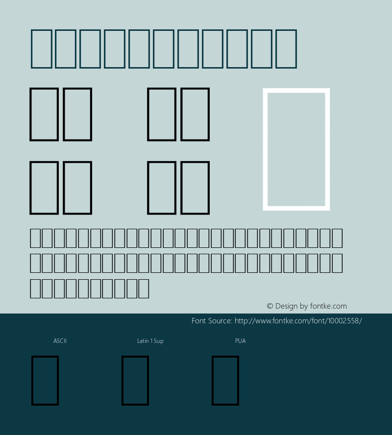 MF_Domino A 1.0 Sun Jan 05 14:24:50 1997 Font Sample