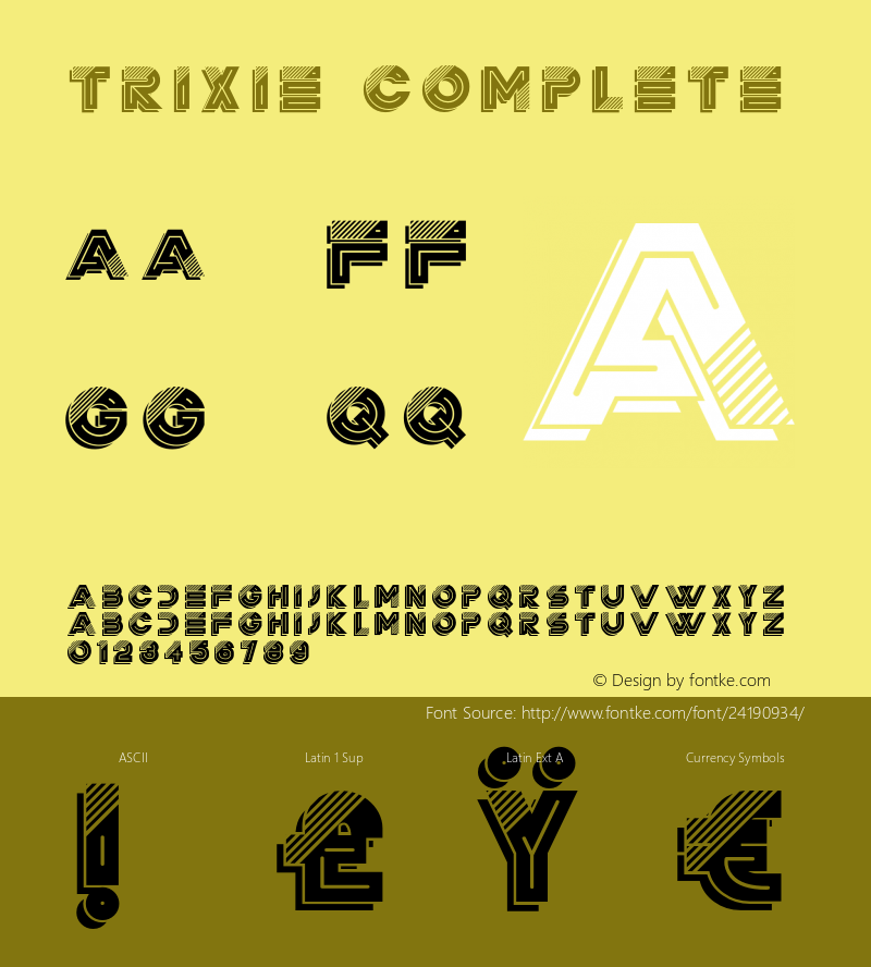 Trixie-Complete 1.000 Font Sample