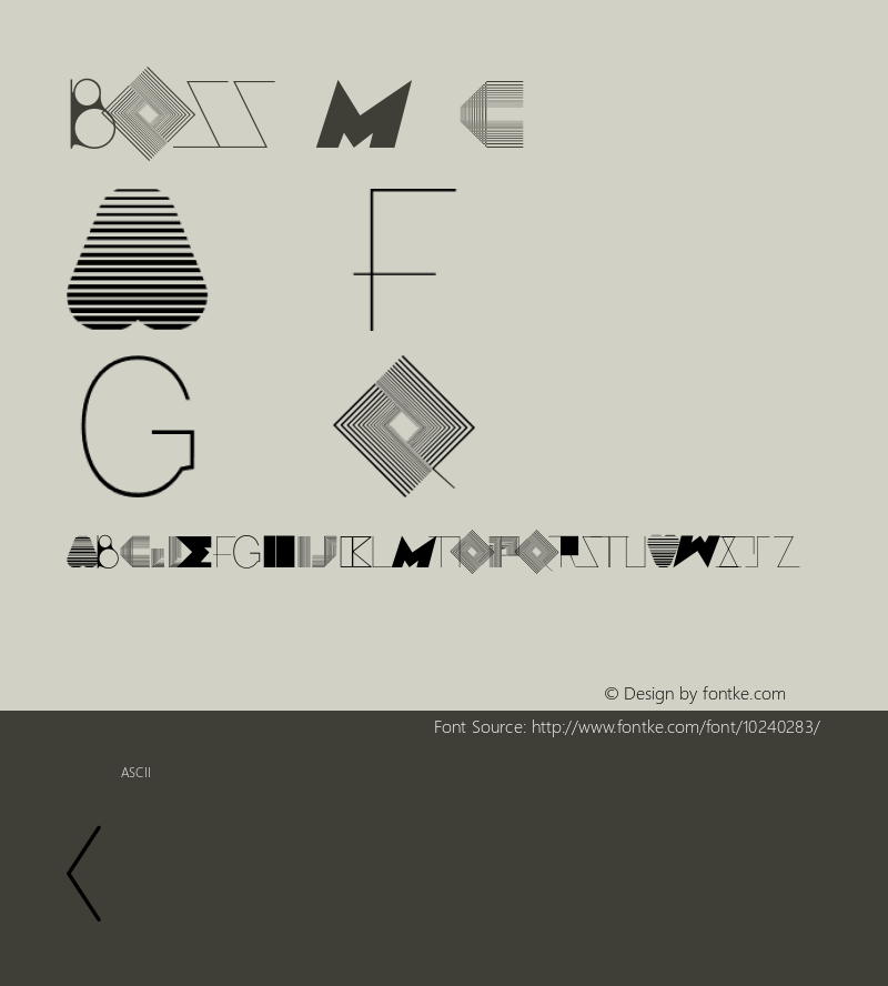 BOSS M C Version 1.000 Font Sample