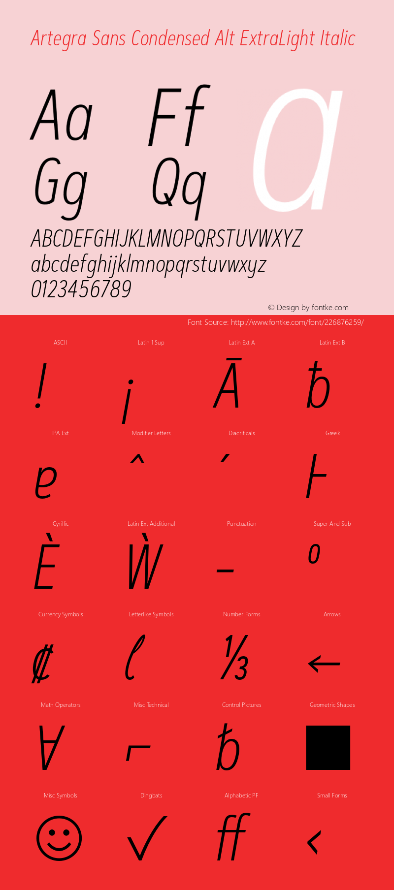 ArtegraSansCondensedAlt-ExLtI Version 1.00;com.myfonts.easy.artegra.artegra-sans.alt-cond-extralight-italic.wfkit2.version.4Knf图片样张