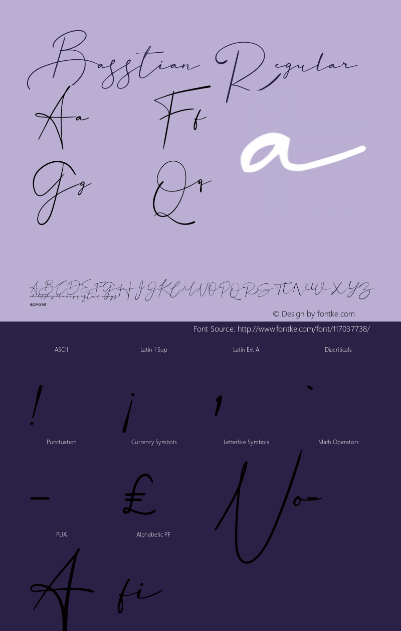 Basstian Version 1.00;February 24, 2021;FontCreator 13.0.0.2683 64-bit Font Sample