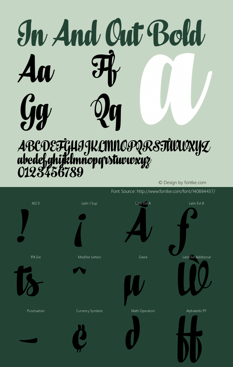 InAndOutBold Version 1.000 | wf-rip DC20150220 Font Sample