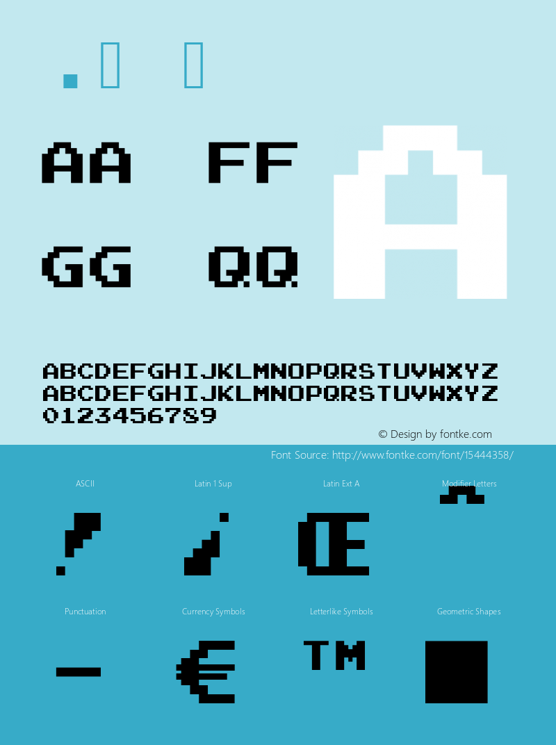 .  Version 4.000 Font Sample