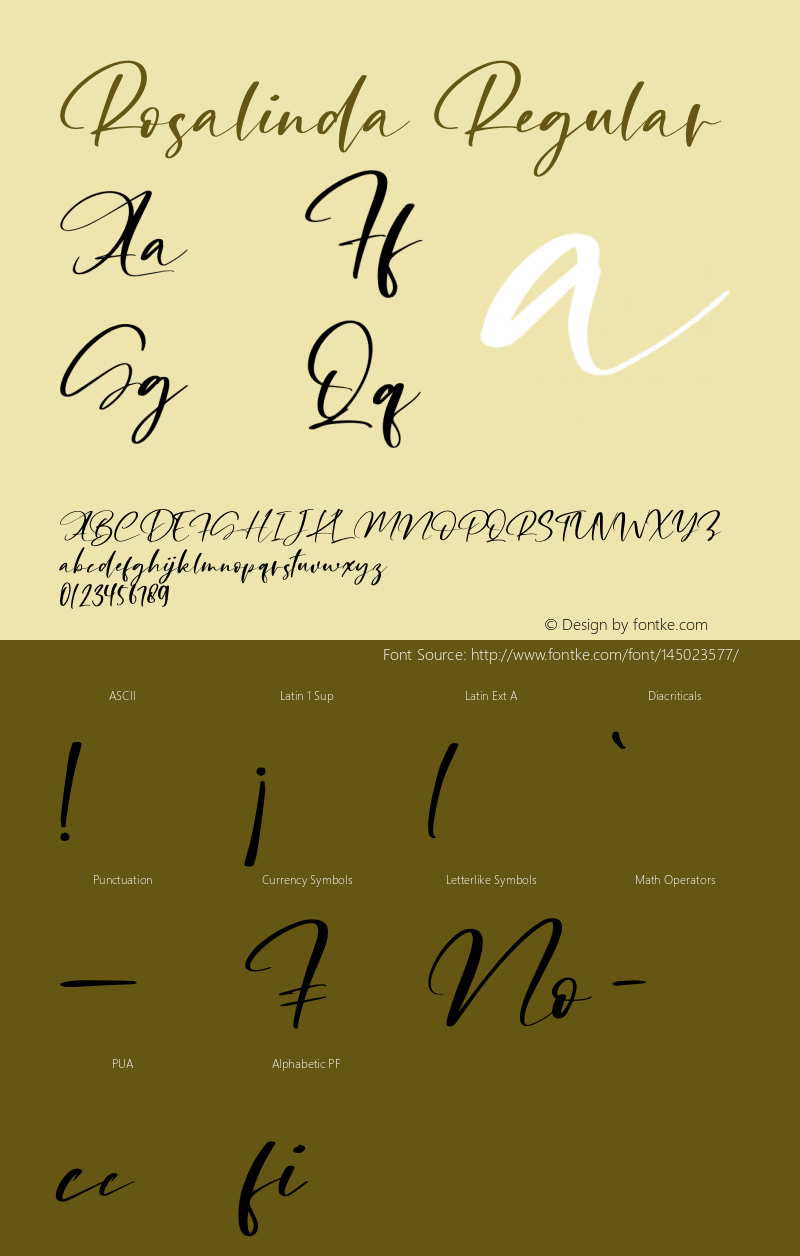 Rosalinda Version 1.00;February 24, 2021;FontCreator 13.0.0.2683 64-bit Font Sample