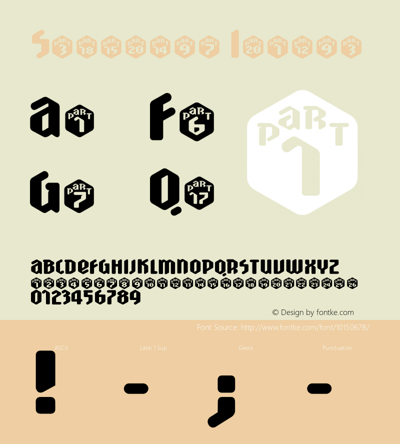 Scrotnig Italic Version 001.000 Font Sample