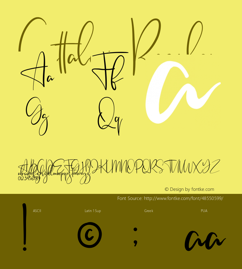 Cattalonia Version 1.00;October 23, 2018;FontCreator 11.5.0.2421 64-bit Font Sample