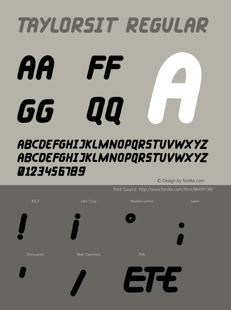 Taylorsit Version 1.00;October 8, 2020;FontCreator 12.0.0.2563 64-bit Font Sample