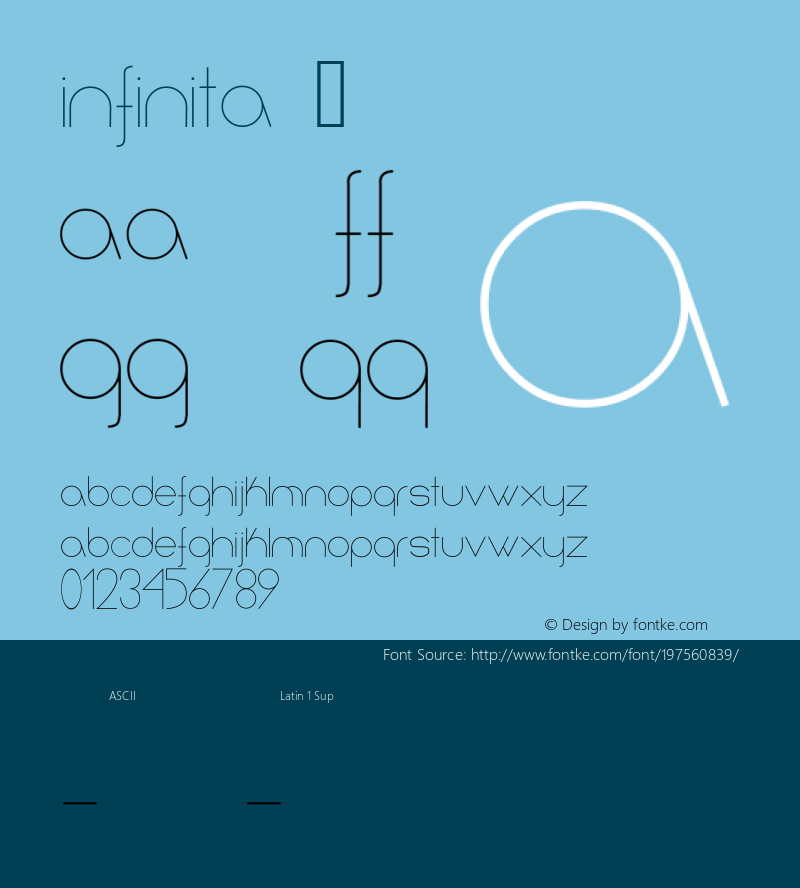 ☞Infinita Version 003.000 ;com.myfonts.easy.manuel-ramos.infinita.regular.wfkit2.version.3Pp7图片样张