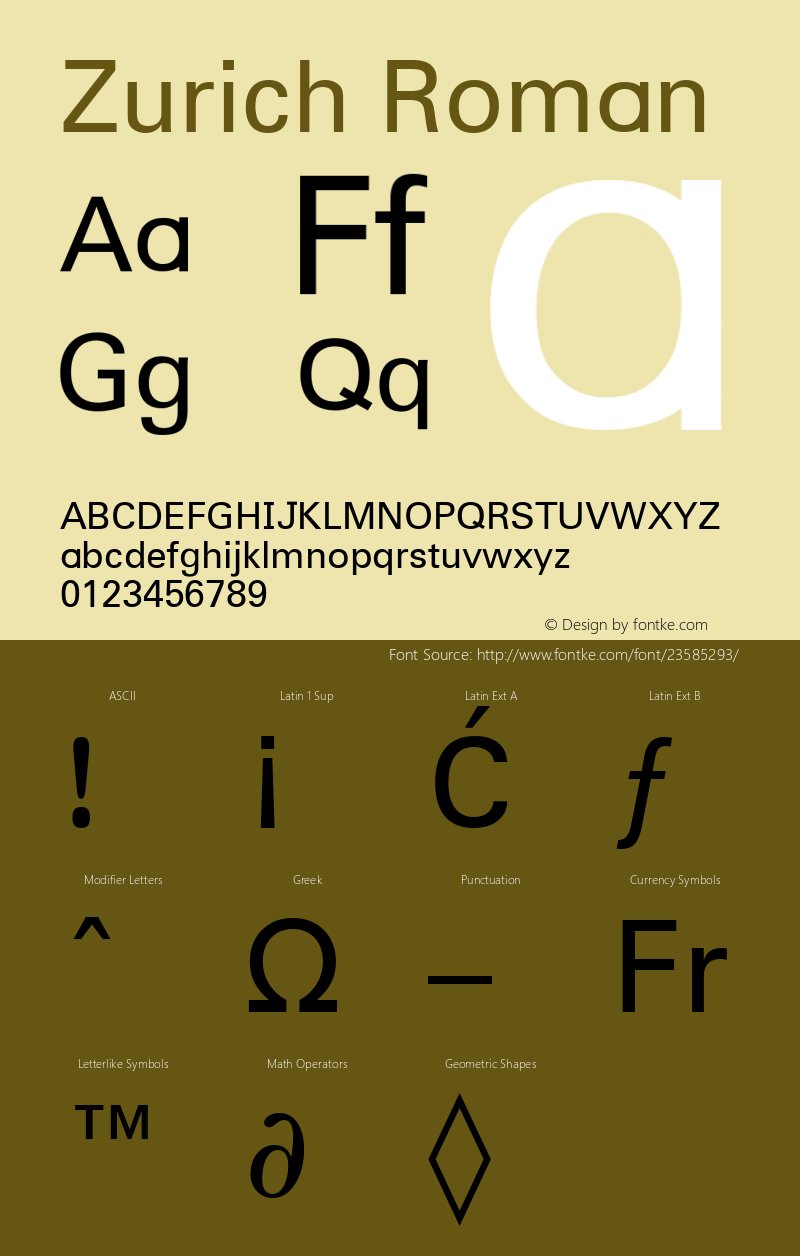 Zurich Roman mfgpctt-v1.52 Tuesday, January 12, 1993 4:16:53 pm (EST) Font Sample