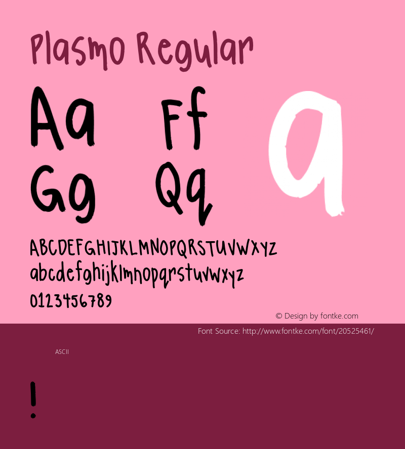 Plasmo Version 1.000;PS 001.000;hotconv 1.0.70;makeotf.lib2.5.58329 Font Sample