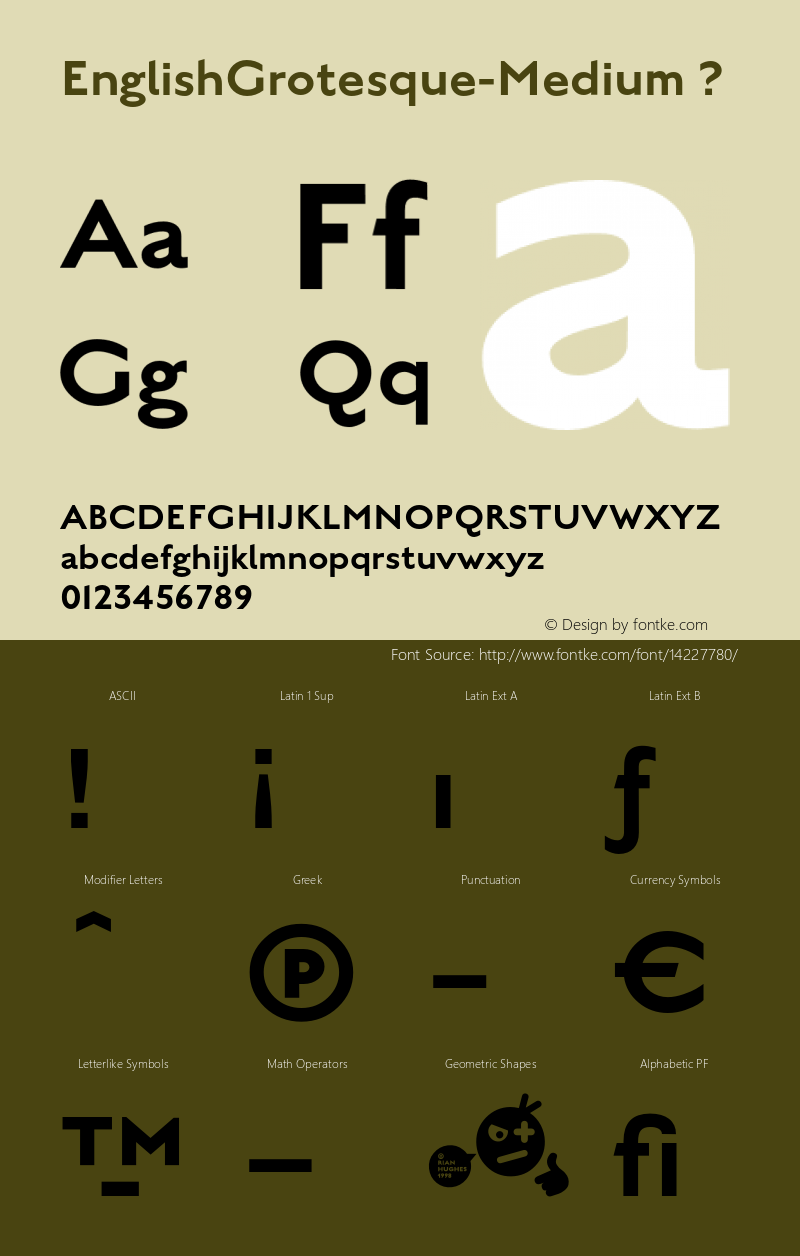 EnglishGrotesque-Medium ? 001.000;com.myfonts.device.english-grotesque.medium.wfkit2.3RDx Font Sample