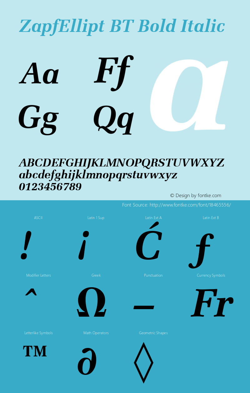 ZapfEllipt BT Bold Italic mfgpctt-v1.53 Friday, January 29, 1993 1:19:23 pm (EST) Font Sample