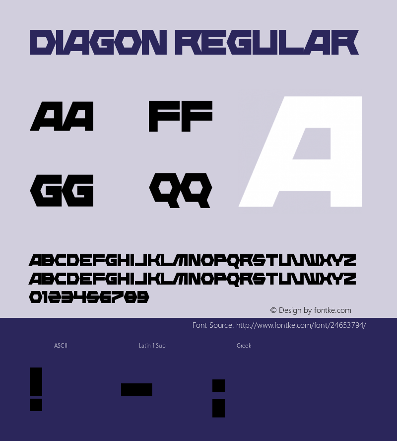 Diagon Version 1.00;November 20, 2017;FontCreator 11.0.0.2408 64-bit Font Sample