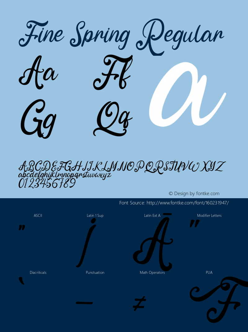 FineSpring Version 1.00;April 27, 2020;FontCreator 12.0.0.2525 64-bit Font Sample