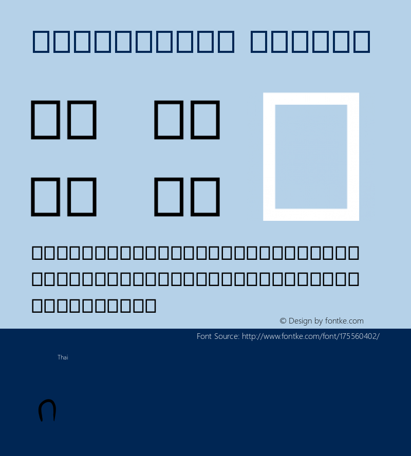 ixztfontst Version 001.000图片样张