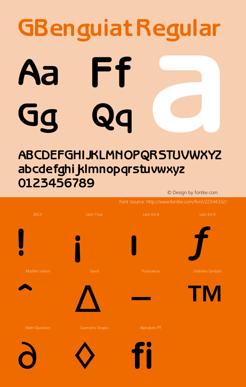 GBenguiat-Bld 4.0 Font Sample