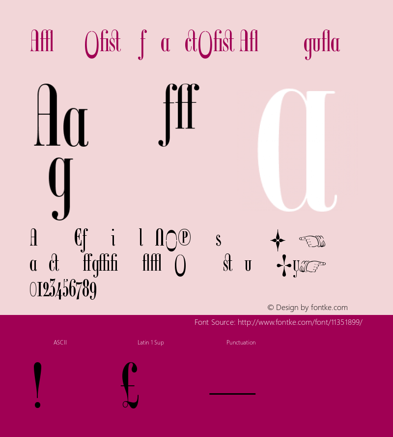 Ambroise Francois AltRegular Version 001.000 Font Sample