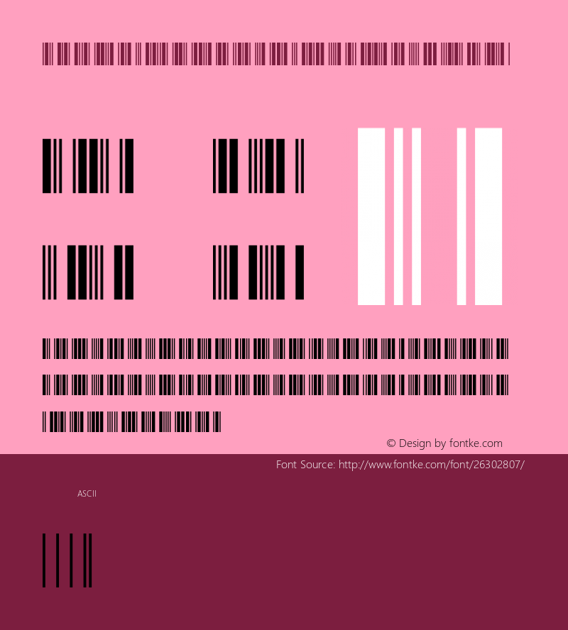 Libre Barcode 39 Regular Version 1.002; ttfautohint (v1.6) Font Sample