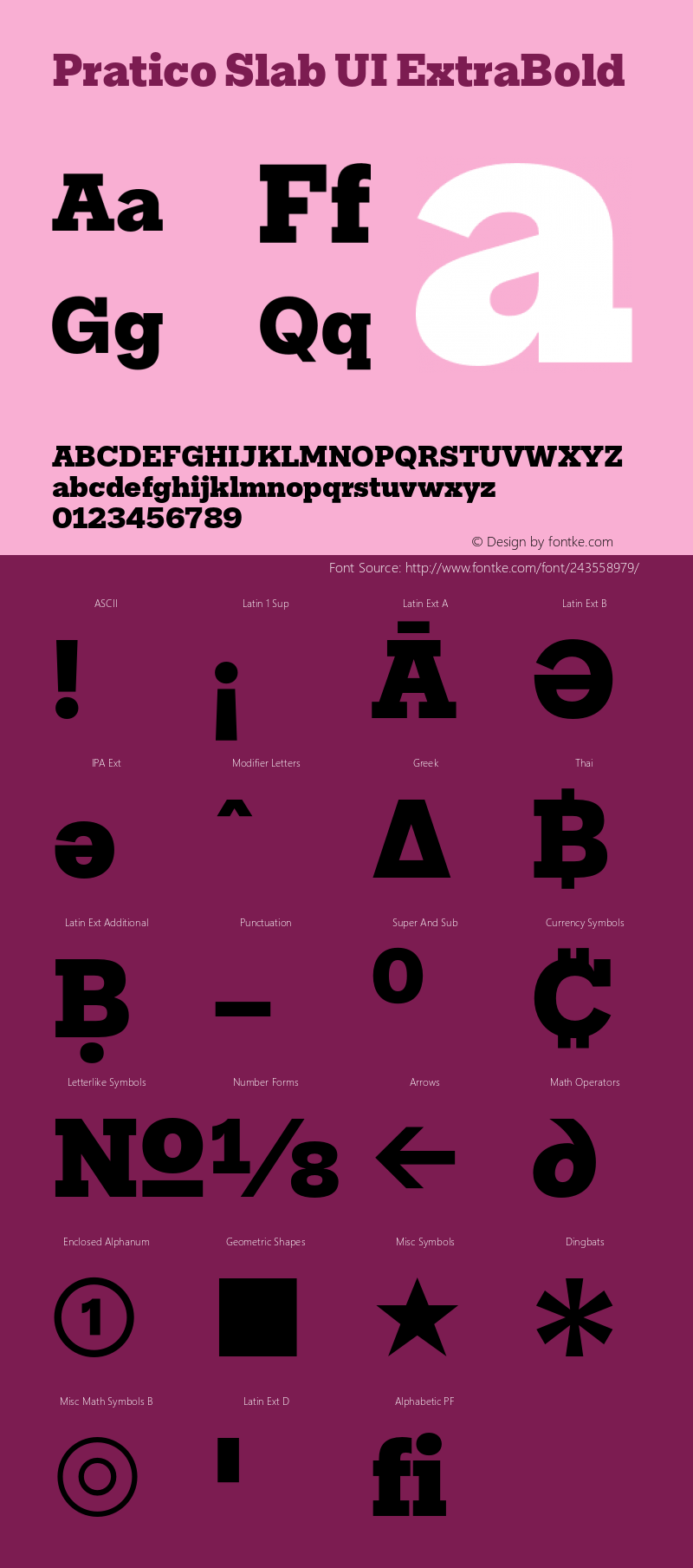 Pratico Slab UI ExtraBold Version 1.002;Glyphs 3.1.1 (3148)图片样张