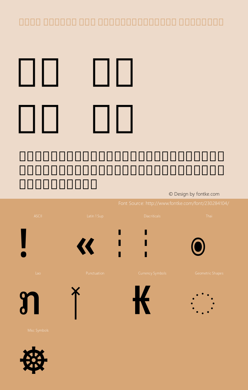 Noto Looped Lao ExtraCondensed SemiBold Version 1.00; ttfautohint (v1.8) -l 8 -r 50 -G 200 -x 14 -D lao -f none -a qsq -X 