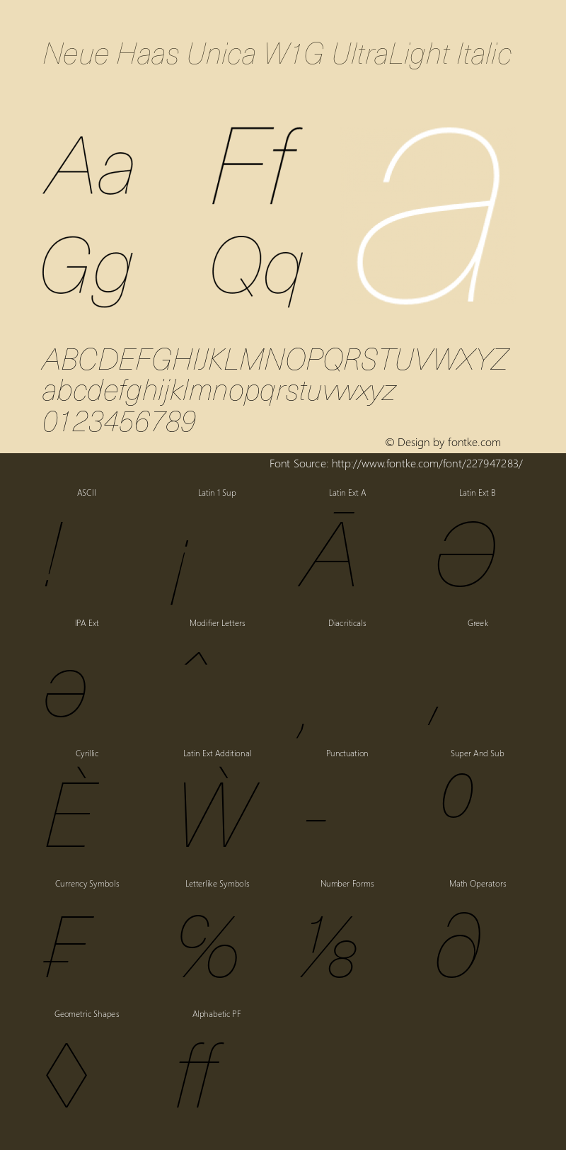 Neue Haas Unica W1G UltLight It Version 1.00图片样张