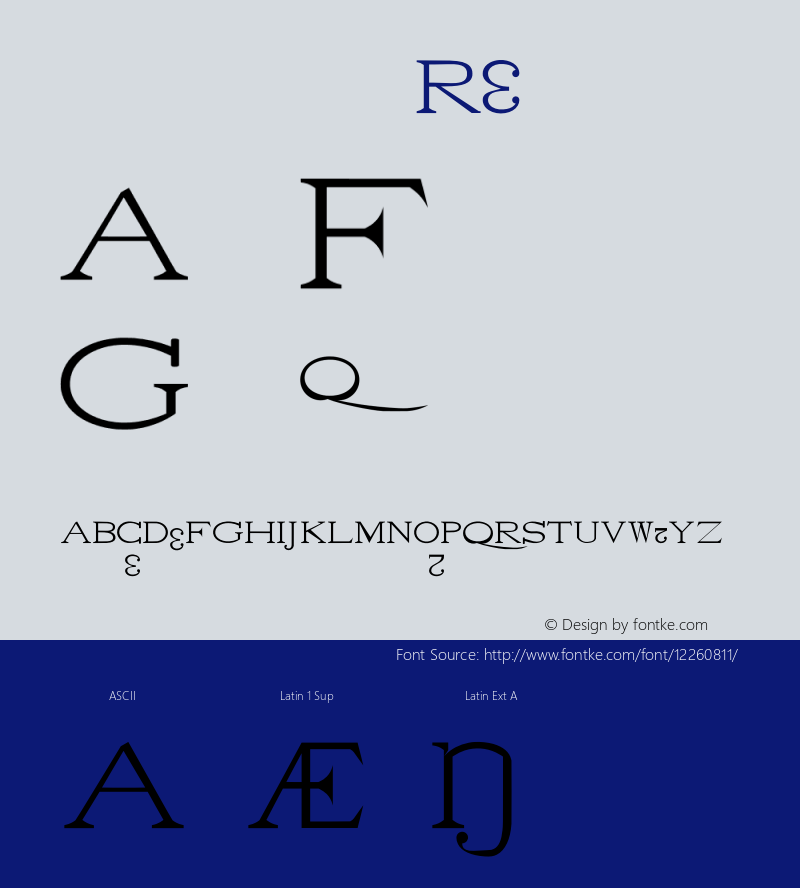 drmdozl6 Regular Version 001.001 Font Sample