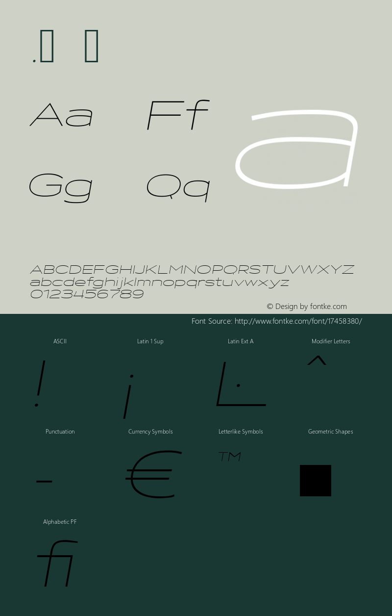 .  Version 1.001;PS 001.001;hotconv 1.0.70;makeotf.lib2.5.58329 DEVELOPMENT Font Sample