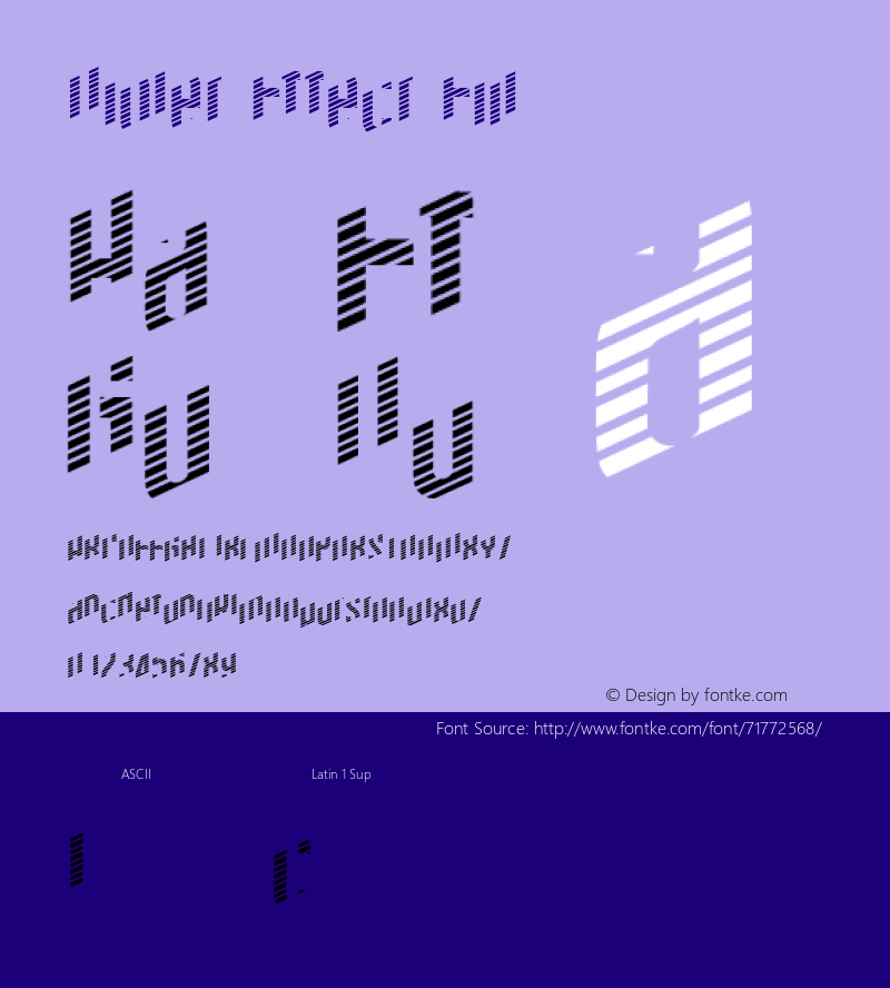 Violet Effect Fiil Version 1.00;August 11, 2020;FontCreator 11.5.0.2422 64-bit Font Sample