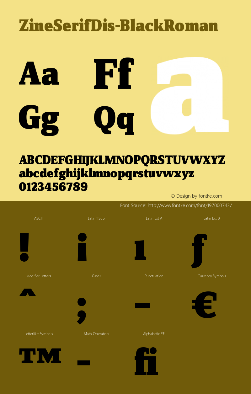 ☞ZineSerifDis-BlackRoman Version 4.301; 2001; ttfautohint (v1.5);com.myfonts.easy.fontfont.zine-serif.dis-black-roman.wfkit2.version.38eS图片样张