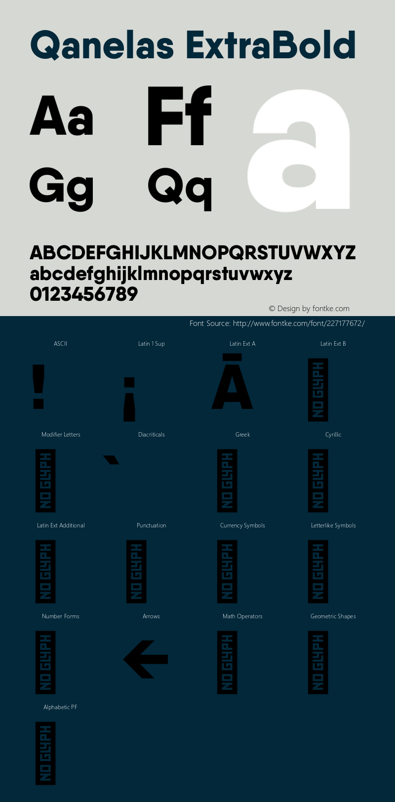 Qanelas-ExtraBold Version 1.000;PS 001.000;hotconv 1.0.88;makeotf.lib2.5.64775图片样张