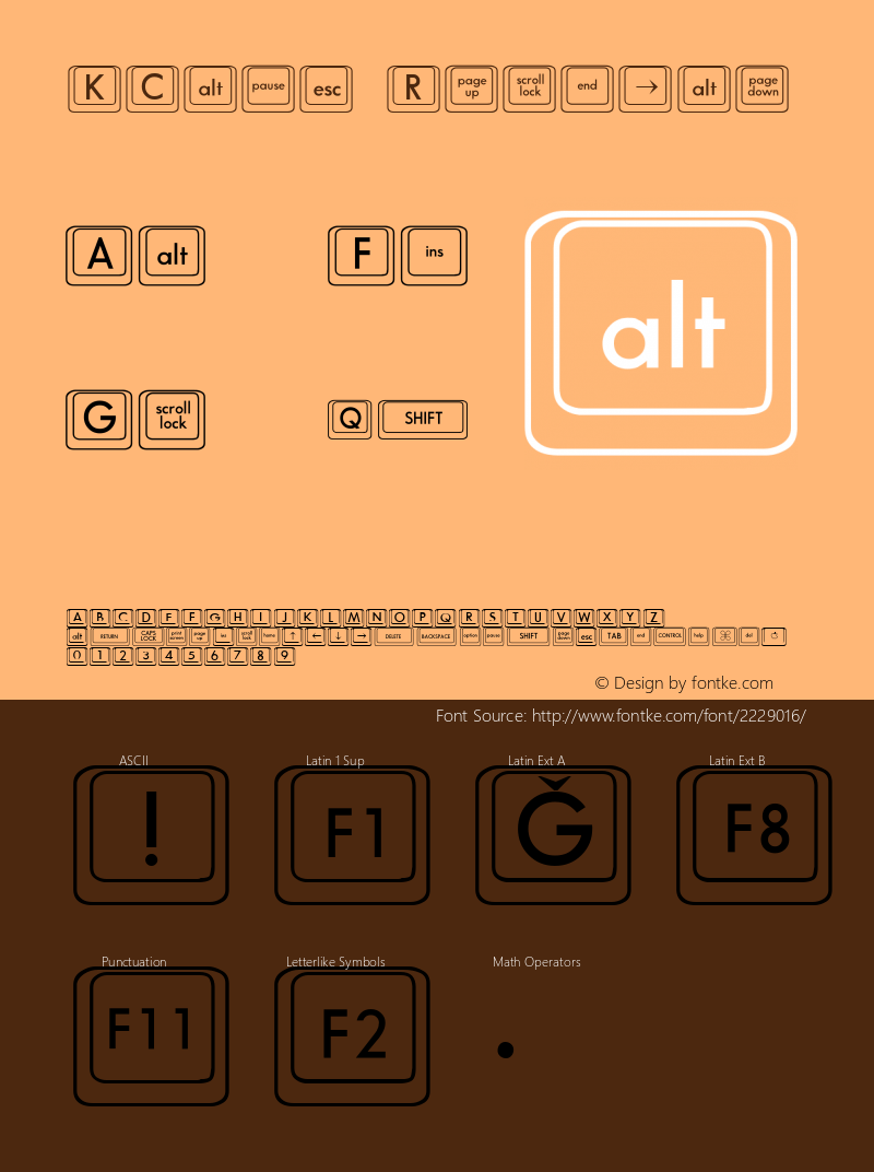 KCaps Regular Converted from c:\4-lba-tt\KCAPS.TF1 by ALLTYPE Font Sample