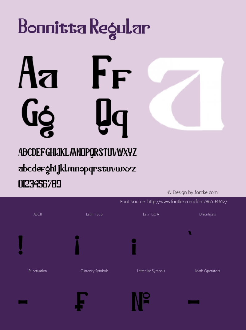 Bonnitta Version 1.00;October 15, 2020;FontCreator 13.0.0.2683 64-bit Font Sample