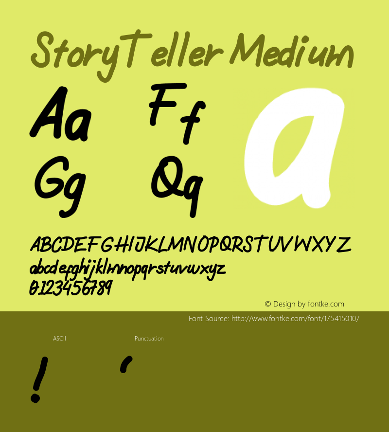 StoryTeller Version 001.000图片样张