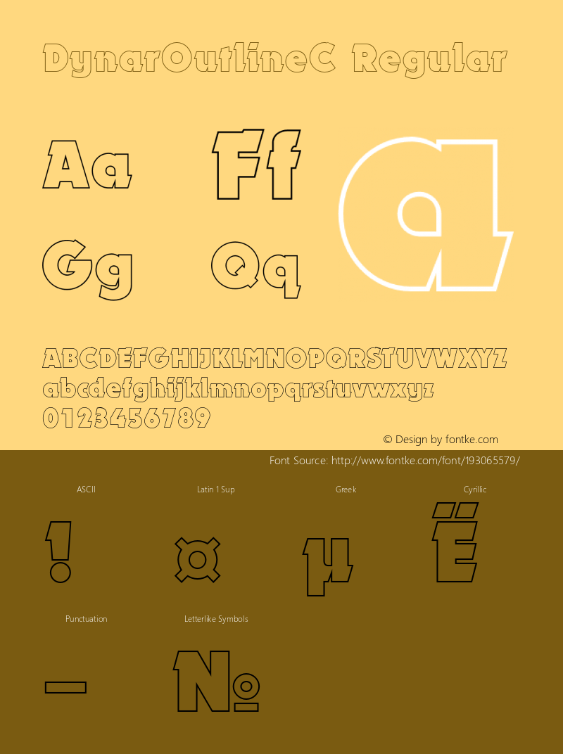 DynarOutlineC 1.1图片样张