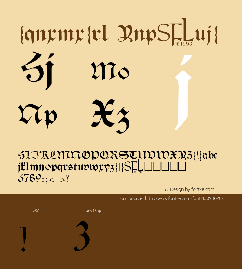 Theodoric Regular Altsys Metamorphosis:7/16/93 Font Sample