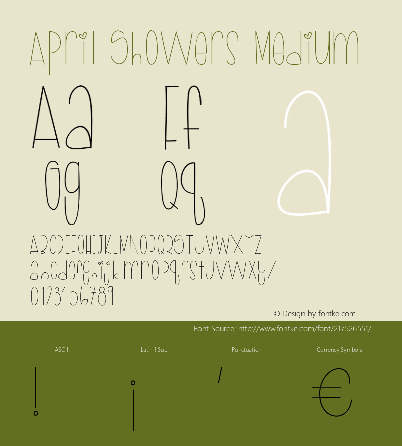 April Showers Medium Version 1.000图片样张