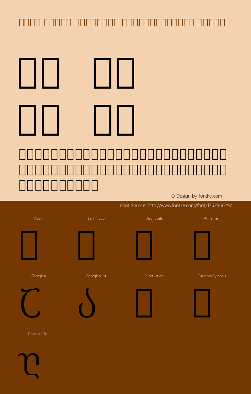 Noto Serif Georgian SemiCondensed Light Version 2.001图片样张