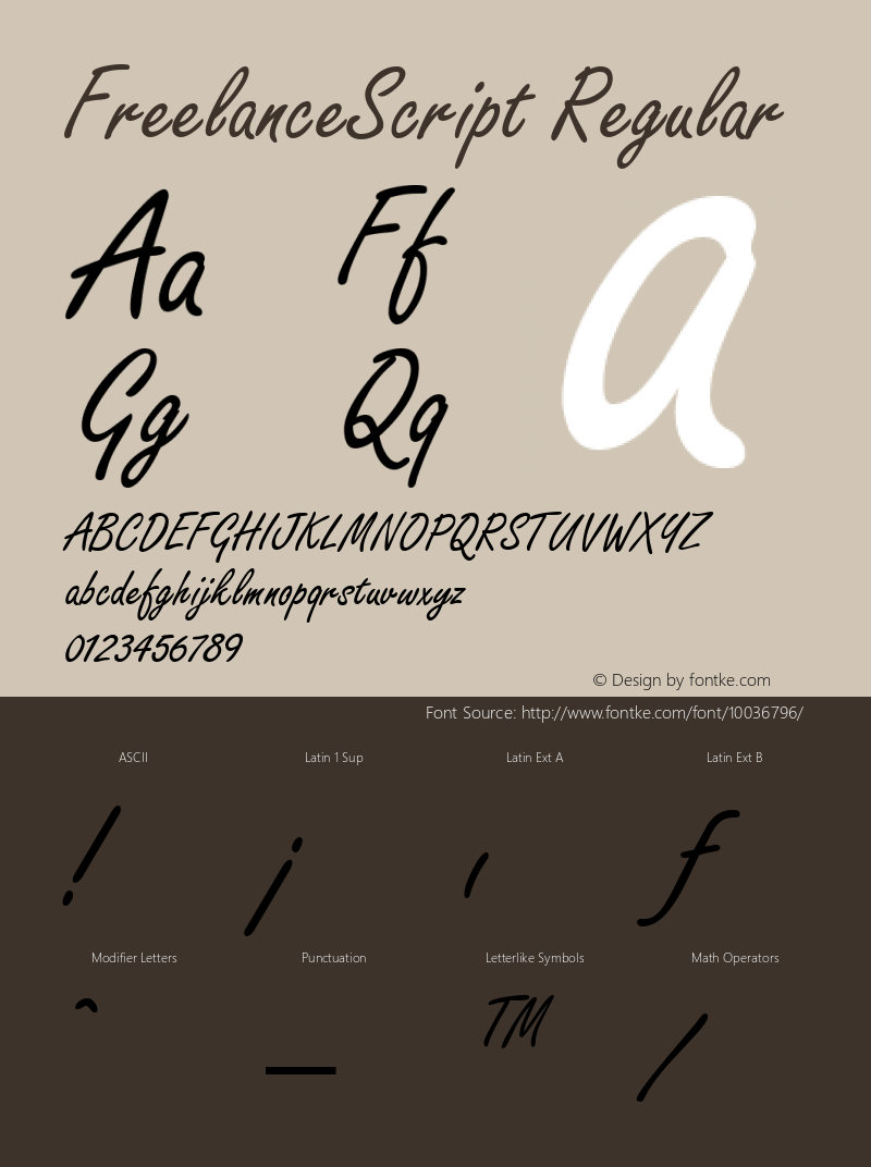 FreelanceScript Regular Weatherly Systems, Inc.  6/9/95 Font Sample