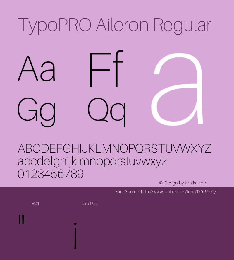 TypoPRO Aileron Regular Version 1.000;PS 001.000;hotconv 1.0.70;makeotf.lib2.5.58329 Font Sample